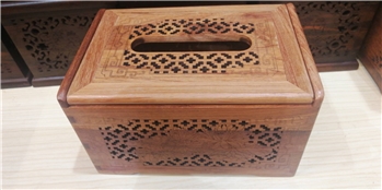 缅甸花梨木纸巾盒